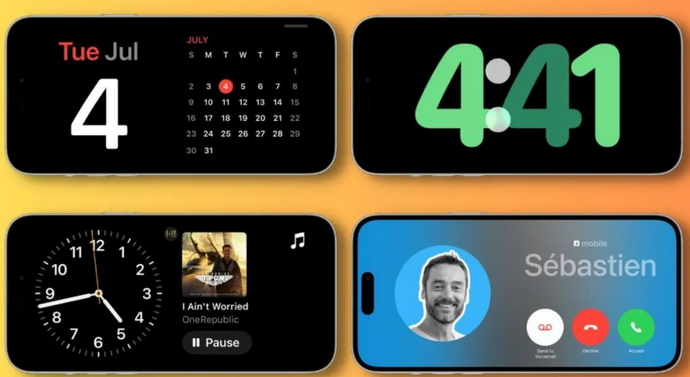 资阳苹果手机维修分享iOS17横屏充电待机显示有什么好处 