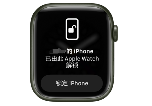 资阳苹果手机维修分享用 AppleWatch 解锁配备面容 ID 的 iPhone方法 